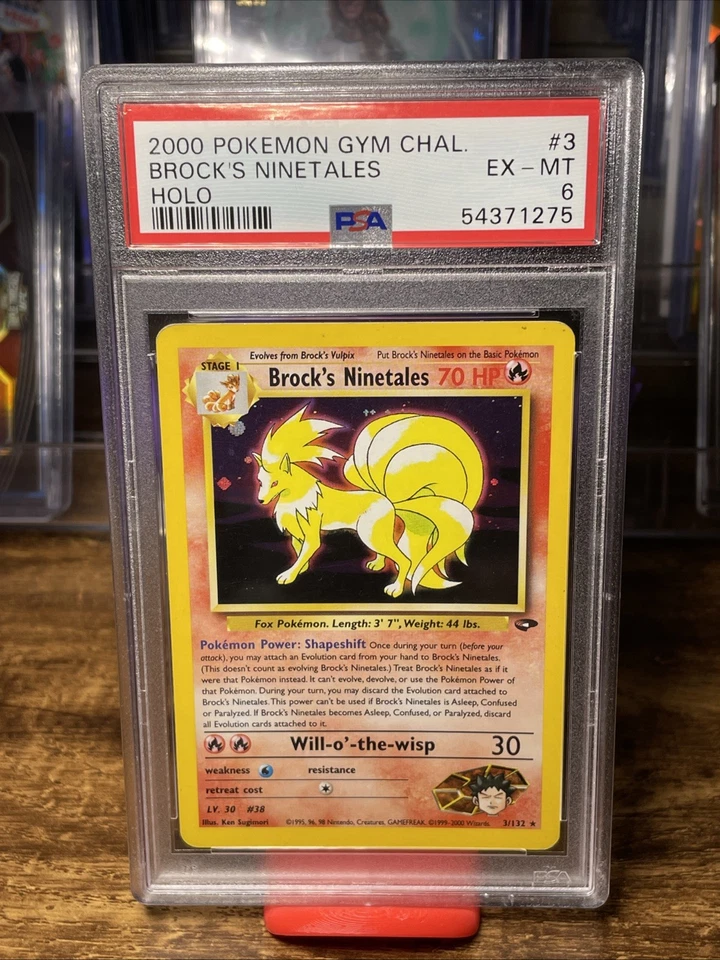 Brock's Ninetales 3/132 Gym Challenge Holo - Image 1 of 1