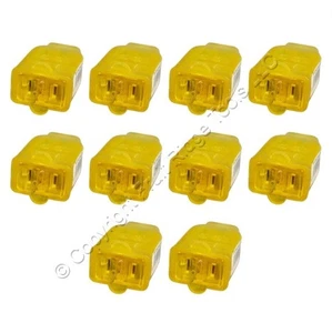 10 Cooper Gold Connector Cords End 15A 125V Non-Grounding Polarized 1-15R SA155 - Picture 1 of 5