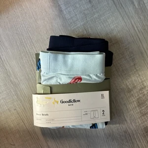Goodfellow CO Men 2 Pack Boxer Briefs New Cotton Spandex XL 40/42 - Picture 1 of 3