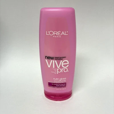 L'Oreal VIVE PRO Nutri Gloss Conditioner, Med-Long Hair Pearl Protein Discntinud - Image 1 of 4