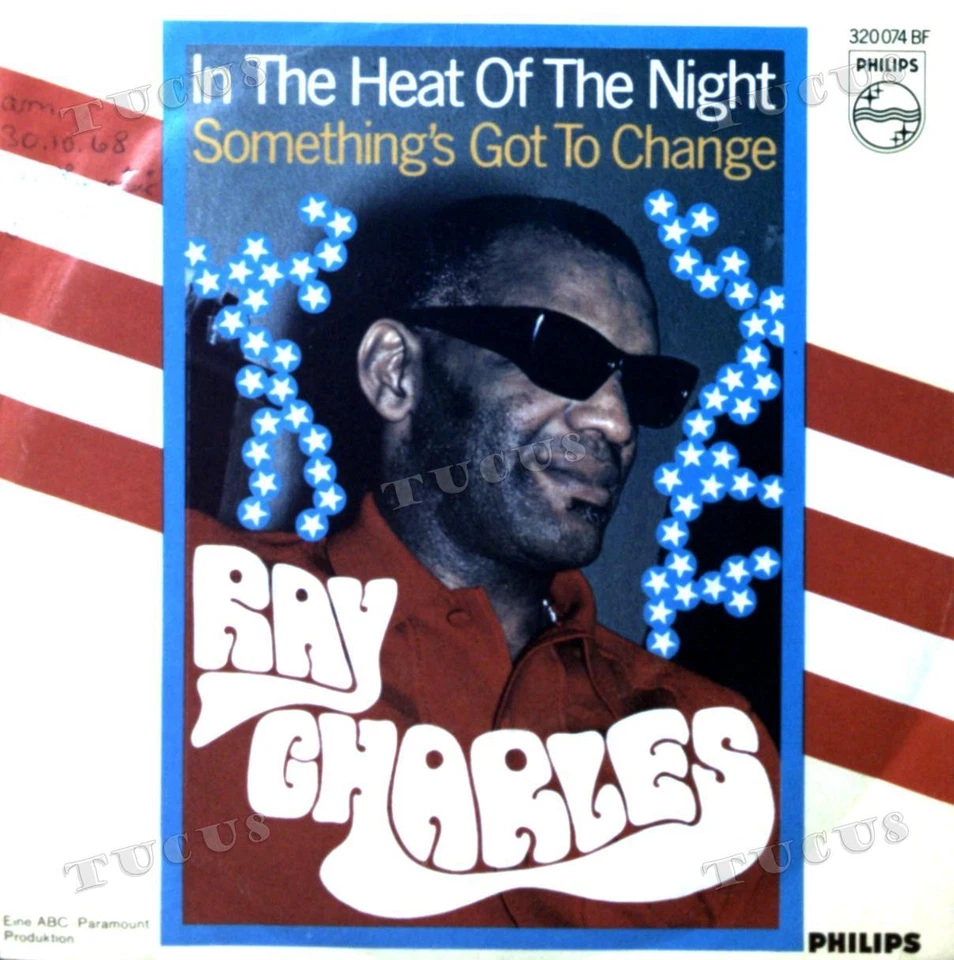 Ray Charles - In The Heat Of The Night GER 7in 1967 '* - Image 1 of 1