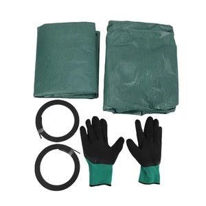 2pcs Lawn Garden Bags 500L Large Reusable Yard Waste Bags With Gardening DW - Picture 1 of 3