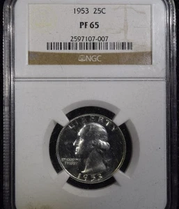 1953 Washington Quarter "NGC PF65" *Free S/H After 1st Item* - Picture 1 of 3