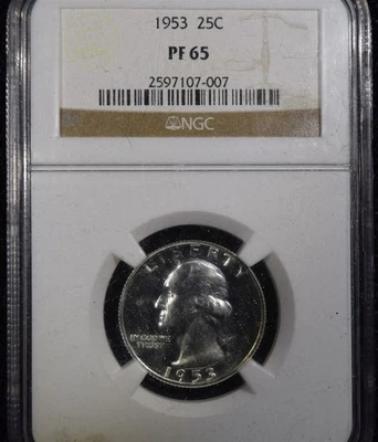 1953 Washington Quarter "NGC PF65" *Free S/H After 1st Item* - Image 1 of 3