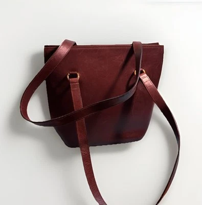 Vintage Salvatore Ferragamo Leather Tote – Made in Italy – 13”x10”x4.5” - Image 1 of 4