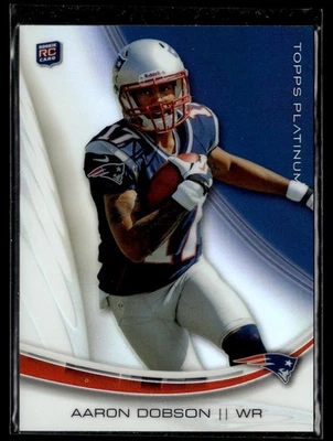 2013 Topps Platinum Aaron Dobson Rookie New England Patriots #138 - Image 1 of 2