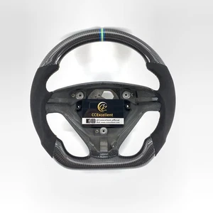 Brauch Kohlefaser Alcantara Lenkrad für 2004-2013 Volvo C30 S40 V50 C70 - Picture 1 of 9