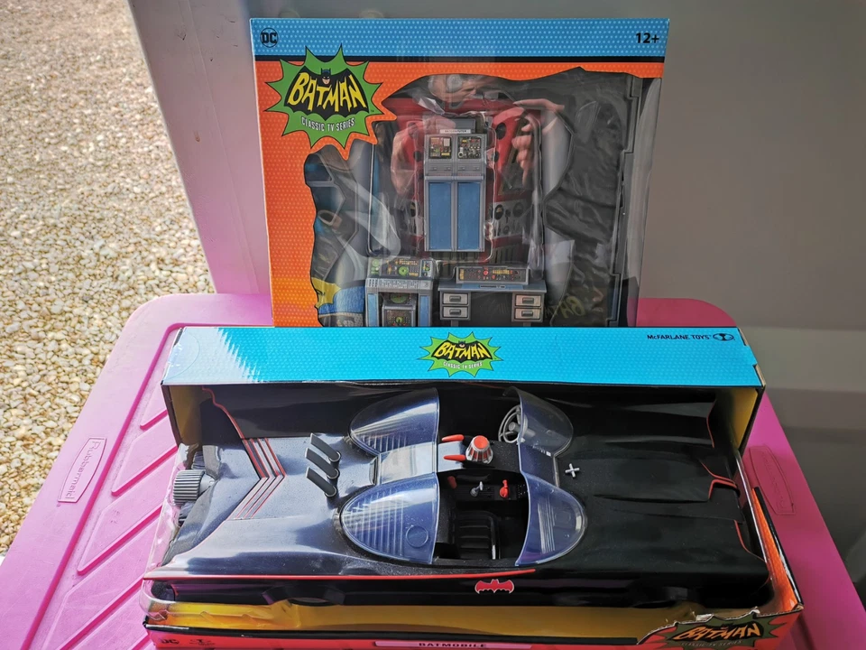 McFarlane 1966 Batmobile & Batcave - Image 1 of 1