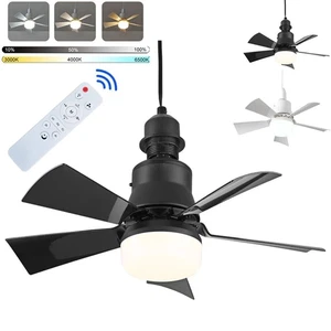 New Modern LED Screw In Ceiling Fan Light with Remote Control for Dimming - Picture 1 of 23