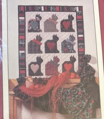 Vtg Rare Mumm's The Word CRAZY FOR CATS II Quilt 1990 Pattern - Image 1 of 3