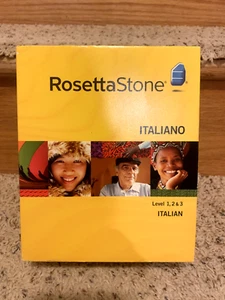 Rosetta Stone Italiano Level 1-2-3 And Audio Companions 1-3 Italian - Picture 1 of 1