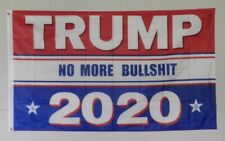 DONALD TRUMP 2020 MAGA NO MORE BULLSHIT 3' x 5' Flag - Banner