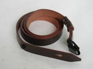 Tragegurt Lederriemen Leather Carrier Rifle Sling WWII DAK WKII Deko - Picture 1 of 1