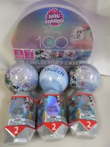 Disney 100 Lot: 3 Capsules, 1 Frozen Plush, 2 Platinum Minis, 1 Collector Case - Picture 1 of 5