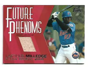 Lastings Milledge 2004 Topps negociado futuros fenómenos reliquia de murciélago - Mets de Nueva York - Imagen 1 de 2