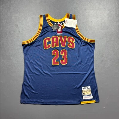 100% Authentic Lebron James Mitchell Ness 2015 2016 Cavaliers Jersey Size 52 2XL - Image 1 of 4
