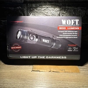 Powertac W.O.F.T. WOFT 1200 Lumens Flashlight Light Tactical - Picture 1 of 6