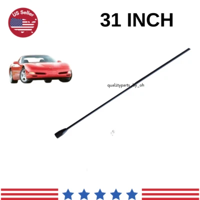Mástil de repuesto de antena corta de 31"" radio Am/Fm para Chevrolet Corvette 1999-2004 Foto 1 de 2