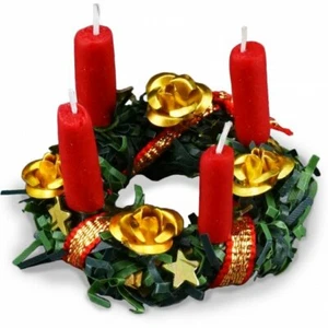 Dollhouse Miniature Reutter Christmas Advent Wreath 1:12 F51 F52 Dollys Gallery - Picture 1 of 2