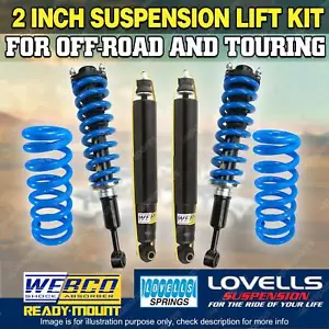 2 Inch 50mm Complete Strut Suspension Lift Kit for Toyota Landcruiser Prado 120 - Picture 1 of 3