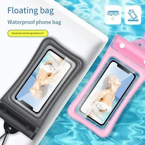 Waterproof Phone Bag Pouch IPX8 Phone Case Cover Underwater Dry Bag Touchscreen - Picture 1 of 5
