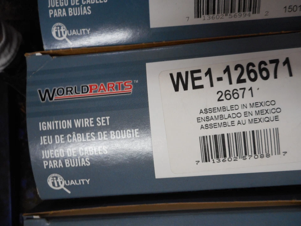 Стандартный набор проводов свечей зажигания 26671 подходит для 96–98 Ford Windstar 3,8 л-V6 - Изображение 1 из 1