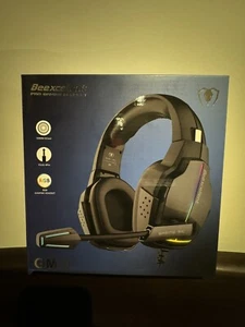 Beexcellent Gm-8 Pro Gaming Headset Rgb PC PS5/4 - Black - Brand New In Box - Foto 1 di 2