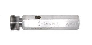 3/4-14  NPTF  3-Step ~ Thread Pipe Plug Gage - Bild 1 von 1