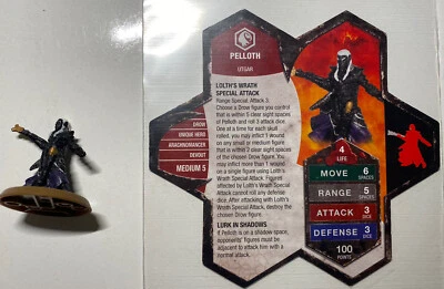 Heroscape Pelloth Utgar Hero D&D Pathfinder Unique Hero - Bild 1 von 3