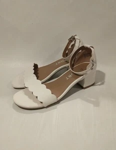 REPORT Gladdy Mädchen weiße hochhackige Riemchenschuhe. Größe 2 - Bild 1 von 8