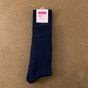 The Children's Place Girls Shoe Size Large 3-6 Tidal Uniform Knee Socks 4-Pack - Picture 1 of 4