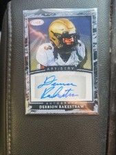 2022 SAGE Artistry Autograph White/Black Border Derrion Rakestraw RC Rookie AUTO
