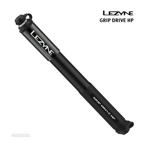 Lezyne GRIP DRIVE HP High Pressure Bicycle Hand Pump : MEDIUM BLACK - Picture 1 of 1
