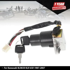 Interruptor de llave de encendido adecuado para Kawasaki KLR650 KLR 650 1987-2007 ✅ - Imagen 1 de 9
