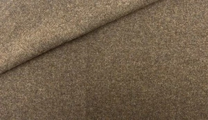 Tela de tweed 100 % lana Yorkshire marrón tejido liso Ref 2505/003 - Imagen 1 de 1