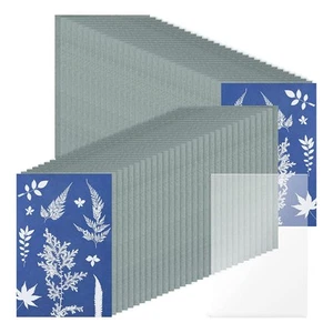 61-Teiliges Sonnendruckpapier, Cyanotypie-Papier-Kit, Solar-Zeichenpapier, 1879 - Bild 1 von 7