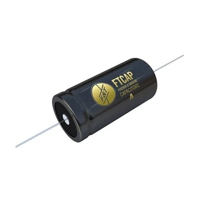 Fischer & Tausche 10uF/450V, condensatore elettrolitico assiale, A10045012030 - Immagine 1 di 2