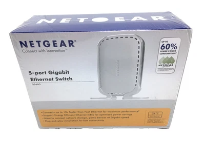 NETGEAR GS605 Gigabit Ethernet 5-Port Unmanaged Switch White - Image 1 of 4