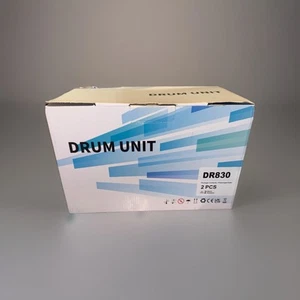2PK DR830 DR-830 Drum Unit Compatible Brother DCP-L2640DW HL-L2400D HL-L2405W - Picture 1 of 10