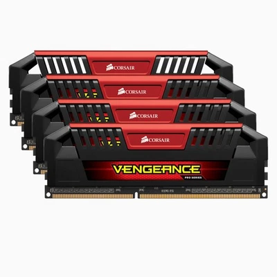 Corsair VENGEANCE Pro 32GB Kit 4x8GB DDR3 OC 2400MHz PC3-19200 Desktop Memory AU - Image 1 of 4