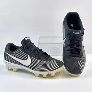 Nike Molded Softball Cleats Womens 9 Lunar Hyperdiamond 2 Pro Black White AO7918 - Picture 1 of 11