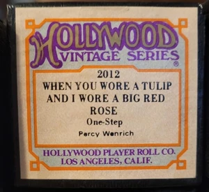 WHEN YOU WORE A TULIP & I A BIG RED ROSE! - HOLLYWOOD VINTAGE SERIES Recut Roll - Picture 1 of 1