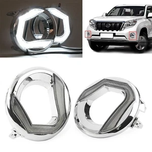 LED DRL Tagfahr Nebelscheinwerfer Lampe passt für Toyota Land Cruiser Prado 2014-2015 - Bild 1 von 6