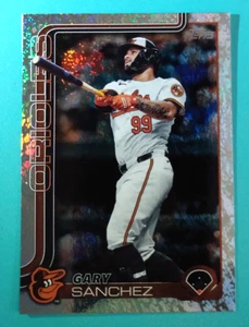 2025 TOPPS BASEBALL 2 *** Gary Sanchez: Sand Glitter *** #460 - Picture 1 of 2