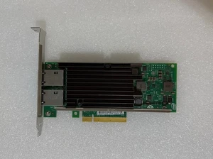 Tarjeta de red Ethernet Intel X540-T2 doble puerto 10 GB RJ45 PCIe x8 alto perfil - Imagen 1 de 2