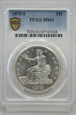 1875-S $1 Silver Trade Dollar PCGS MS61 #3268