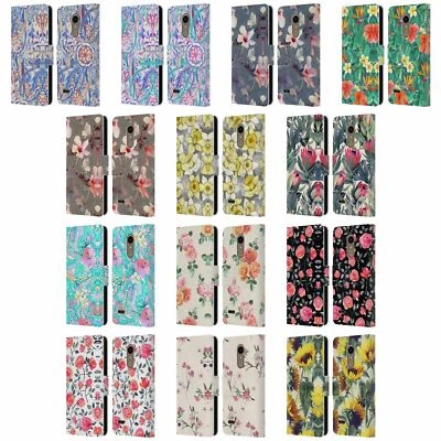 OFFICIAL MICKLYN LE FEUVRE FLORALS LEATHER BOOK CASE FOR LG PHONES 1 - Image 1 of 4