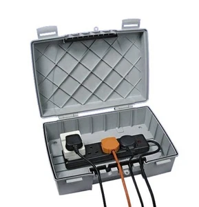 Weatherproof Electric Box Outdoor with 4 Gang Socket Strip IP55 Timeguard TPS401 - Bild 1 von 13