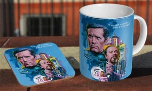 The Prisoner Blue - Ceramic Coffee / Tea Mug + Matching Coaster - Picture 1 of 1