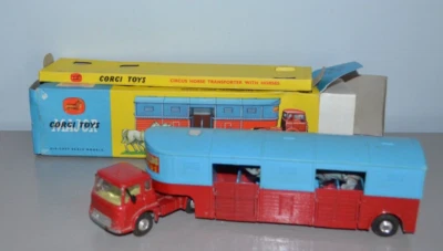 Camion Bedford Cirque Corgi Toys Tansport de Chevaux Chipperfields Circus 1130 - Photo 1/4